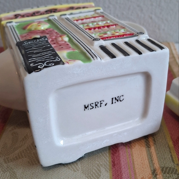 The Hain Celestial Group Vintage Handpainted Collectors Teapot His & Her Spa - Picture 7 of 9